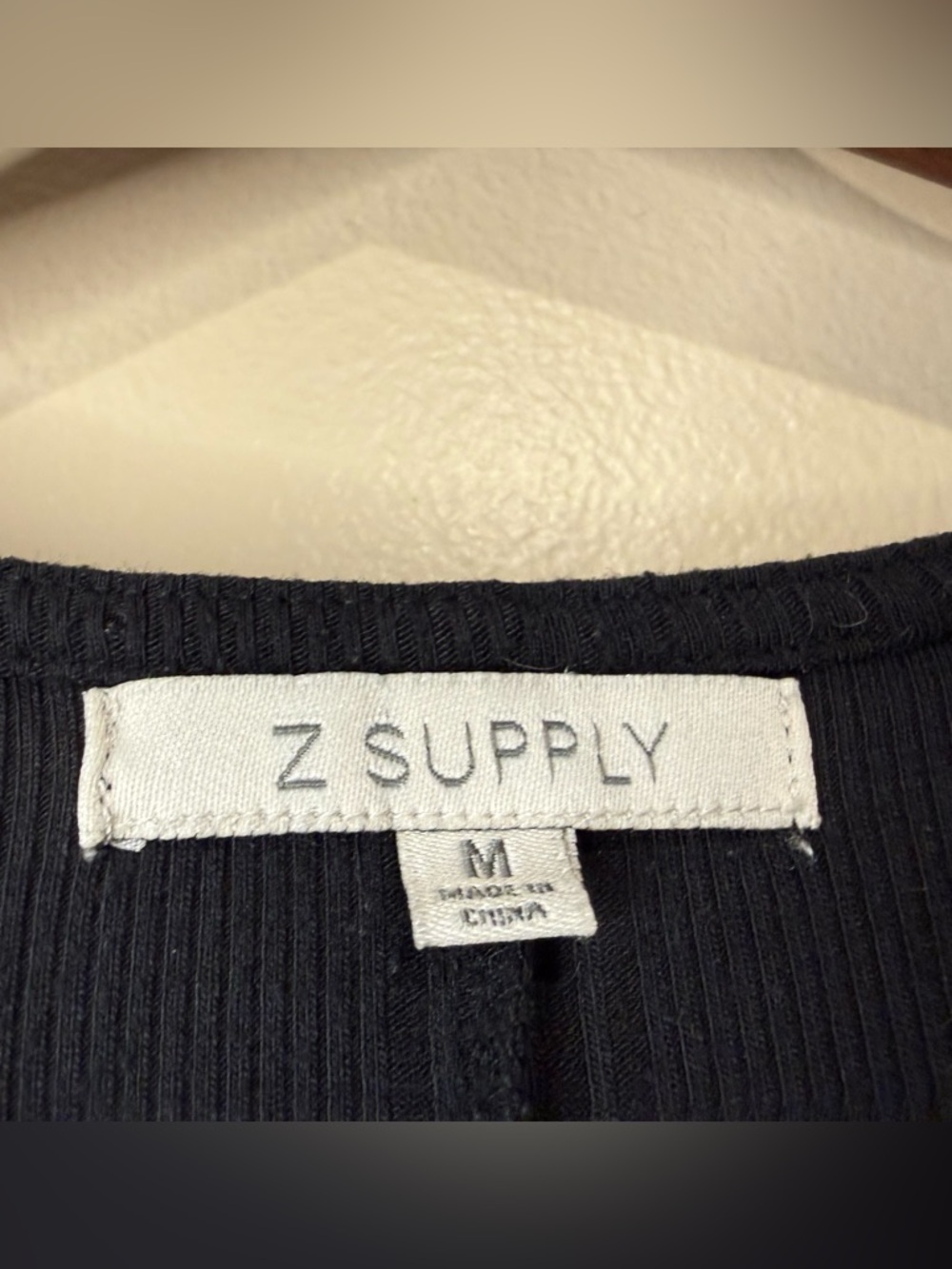 Z supply Solace Jumpsuit ribbed in black size medium - Picture 5 of 11